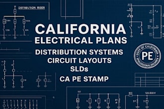 design california  distribution systems, circuit layouts, and slds pe stamp