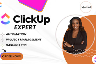 be your clickup expert build clickup automations integrations workflows