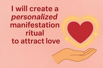 create a personalized manifestation ritual to attract love