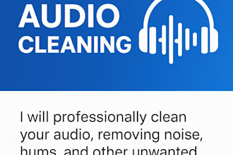 clean, fix, and enhance your audio professionally
