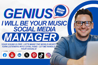 be your music artist social media manager and content creator for growth