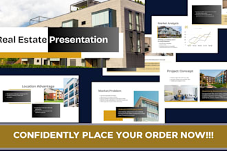 design a real estate syndication and property development pitch deck