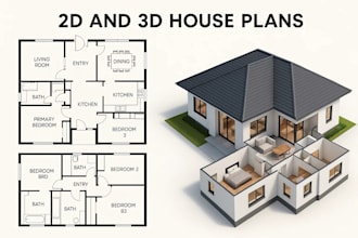 deliver fast accurate 2d 3d house plans and professional architectural drawings