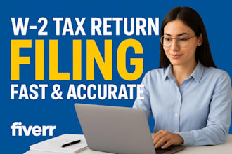 prepare you w2 individual tax return
