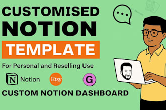 build notion dashboard, databases, template, and workspace setup