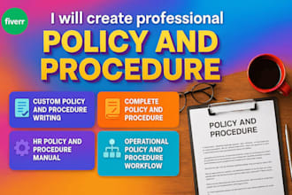 prepare you for survey, create policy and procedure manual for home care agency