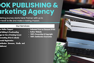publish your book on amazon, ingram spark, and 40 platforms