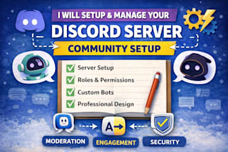 create and set up a professional discord server