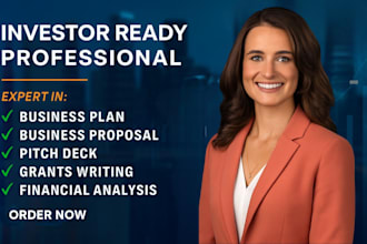 create a complete business plan for startups, business plan writer