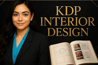 design premium KDP interiors for journals planners workbooks and activity books