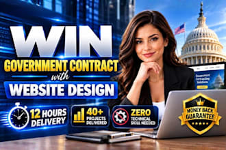design government contract website to government contract bids on samgov, rfp