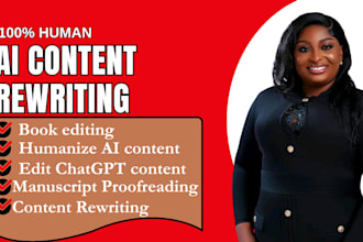 rewrite, humanize ai ebook for kindle publishing, book editor, humanize ai novel