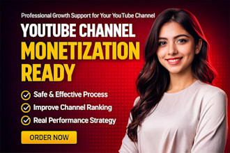 do complete youtube promotion for monetization