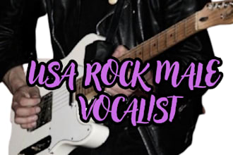 do cover USA male rock singer, lead male vocalist, cover song, rock song