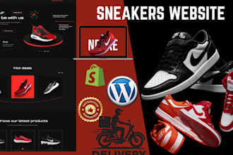 build sneakers website footwear shopify store shoe websites sport sneakers shop