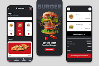 design modern UI UX for mobile app in figma