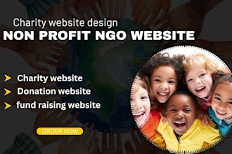 create ngo and nonprofit websites with donation and fundraising features