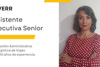 asistente ejecutiva senior gestión administrativa