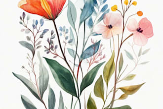 draw a botanical illustration