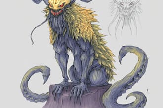draw a monster design