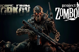 design custom mods for arma 3, escape from tarkov, rust, scum, project zomboid