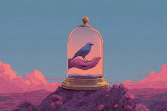 create surrealism illustration design