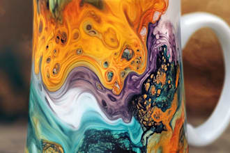 create wonderful coffee mug, tumbler, drinkware designs