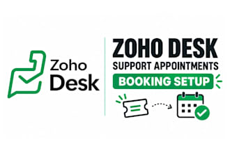 be your zoho people, zoho desk and zoho booking expert