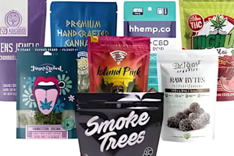 design weed pouch mylar bag cannabis weed cbd pouch design packaging design vape