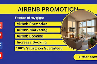 airbnb promotion, listing SEO and vrbo marketing to boost bookings