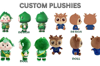 craft soft custom plush, stuffed animal  crochet amigurumi plushie toys