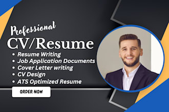 writing modern resume, CV, and cover letter design