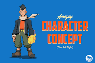 create any character concept art
