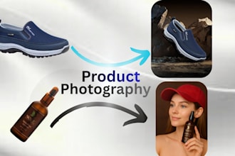 do product photoshoot ,ai product photography