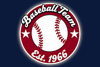 design high quality baseball championship logo