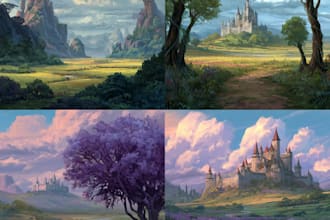 do the landscape illustration or concept art for you