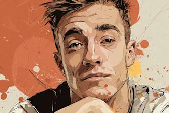 draw cartoon vector portrait or illustration