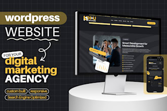 create seo wordpress website for your digital marketing agency