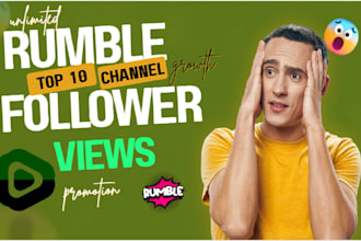 grow rumble follower rumble video view channel growth real organic niche target