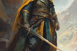 make a amazing dnd party d and d character for you