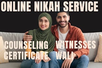 do your online nikah imam witnesses wali