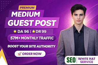write and publish article on linkedin,com and medium,com premium guest post