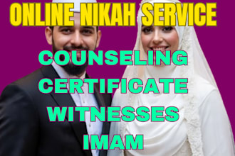 be online nikah imam witnesses wali