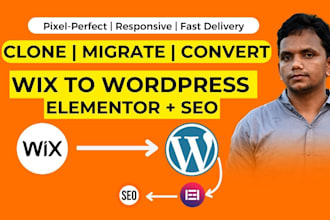 convert your wix to wordpress pixel perfect