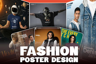 design premium fashion posters
