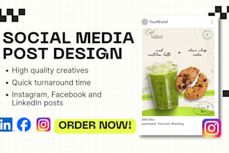 create social media posts for your brand