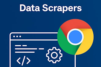 develop chrome extension, web automation bot, or data scraper
