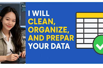 clean and process your data in excel or CSV fast and accurate