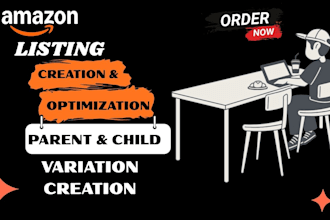 create and optimize amazon product listings with variation by flat file