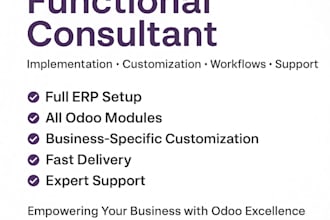 implement, customize and optimize odoo erp for your business